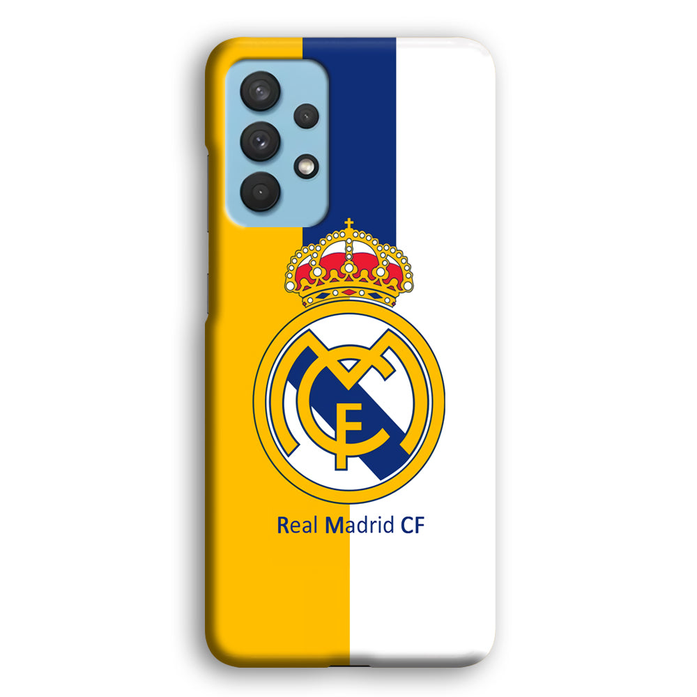 Real Madrid Yellow and Blue Line Samsung Galaxy A32 Case