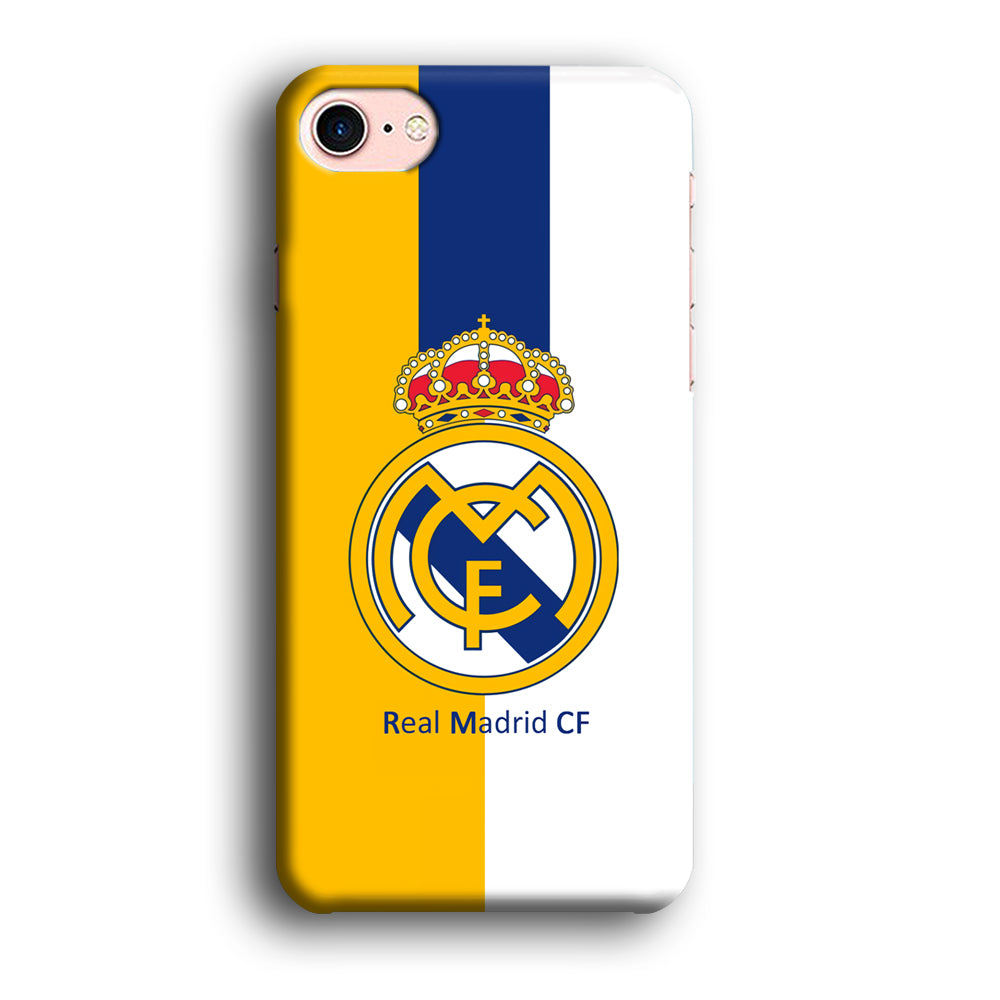 Real Madrid Yellow and Blue Line iPhone 8 Case