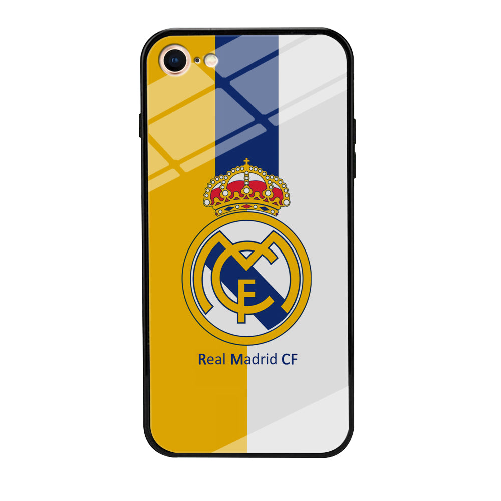 Real Madrid Yellow and Blue Line iPhone 8 Case