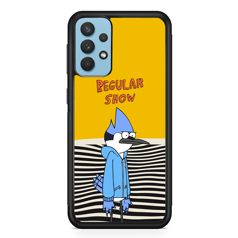 Regular Show Mordecai Hard Day Samsung Galaxy A32 Case