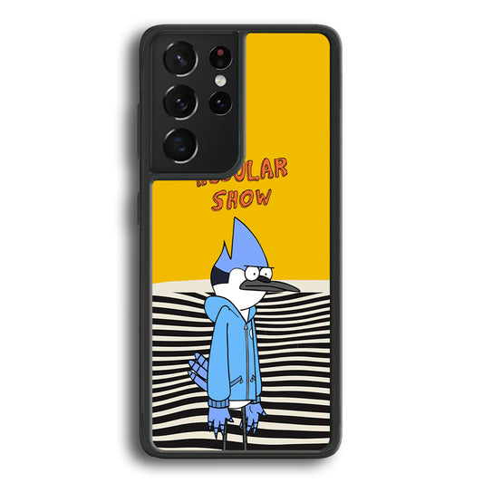 Regular Show Mordecai Hard Day Samsung Galaxy S21 Ultra Case