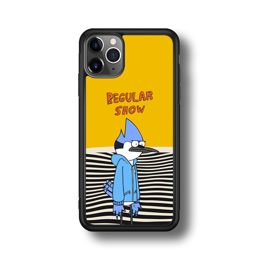 Regular Show Mordecai Hard Day iPhone 11 Pro Max Case