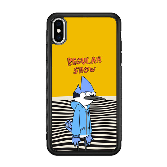 Regular Show Mordecai Hard Day iPhone X Case