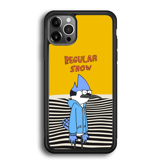 Regular Show Mordecai Hard Day iPhone 12 Pro Max Case