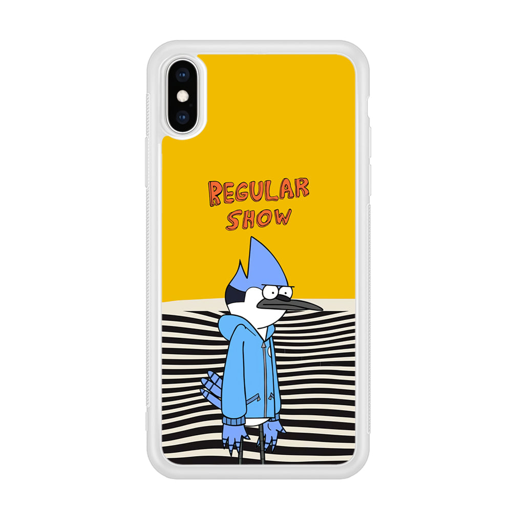 Regular Show Mordecai Hard Day iPhone XS Case