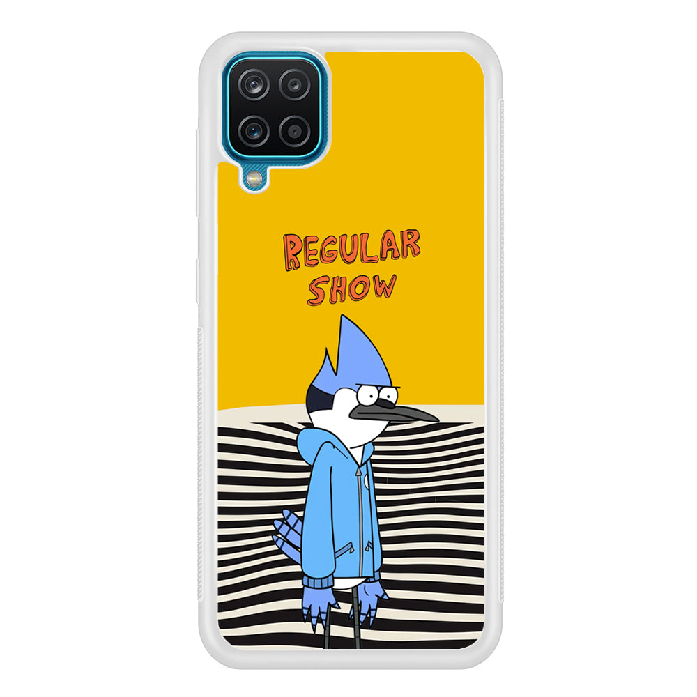 Regular Show Mordecai Hard Day Samsung Galaxy A12 Case