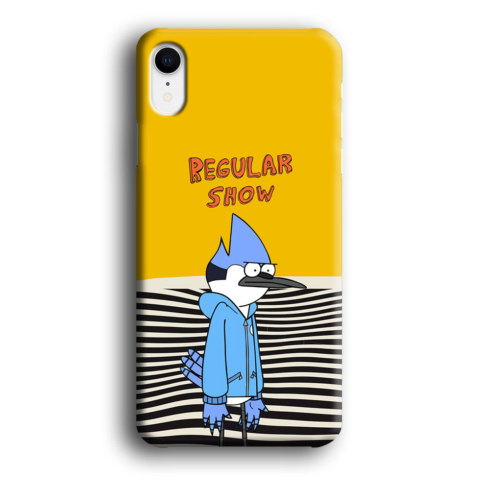 Regular Show Mordecai Hard Day iPhone XR Case