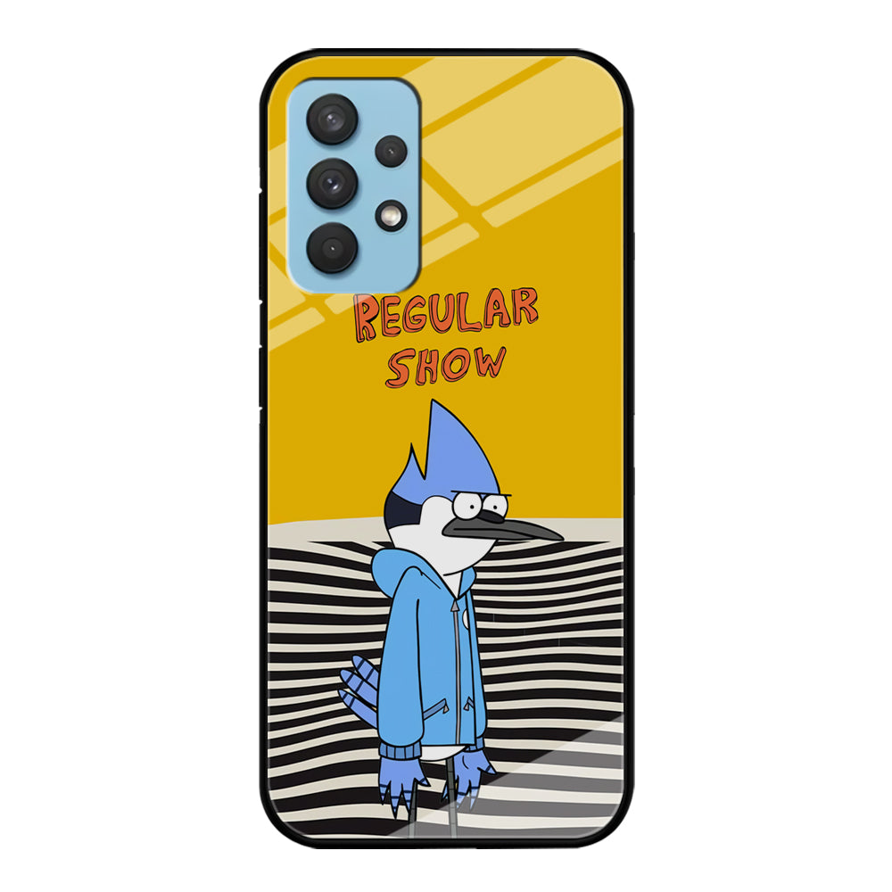 Regular Show Mordecai Hard Day Samsung Galaxy A32 Case