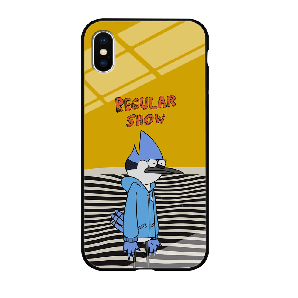 Regular Show Mordecai Hard Day iPhone XS Case