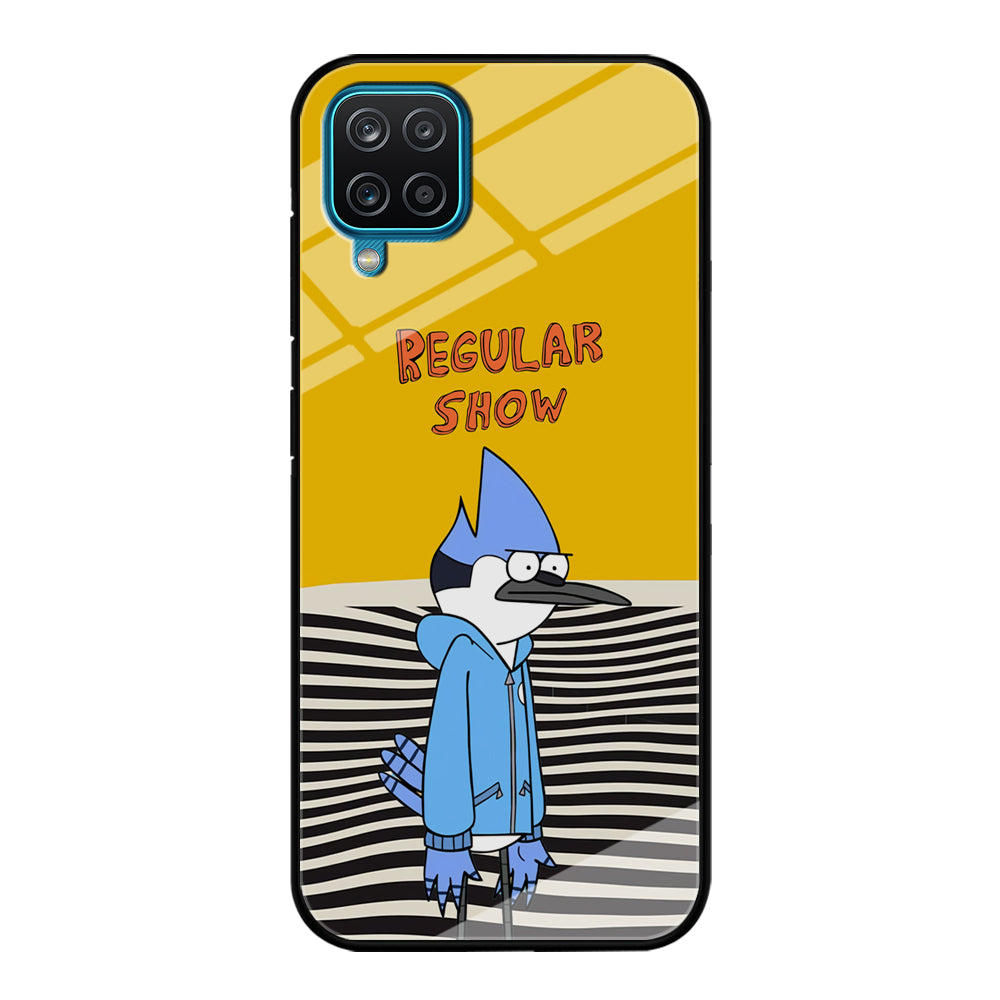 Regular Show Mordecai Hard Day Samsung Galaxy A12 Case