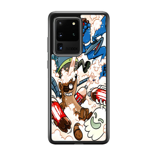 Regular Show Soda Shooter Samsung Galaxy S20 Ultra Case