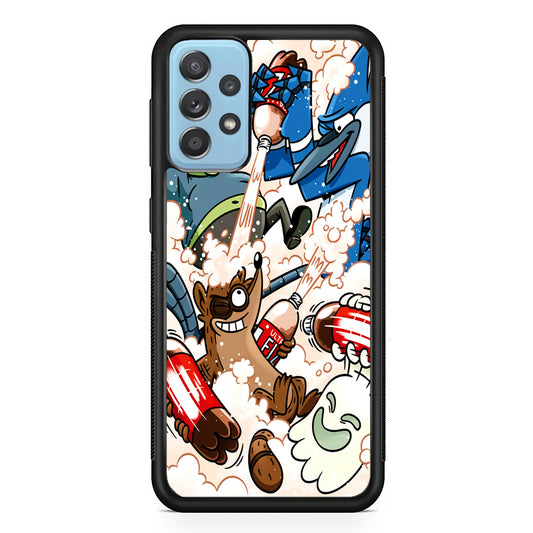 Regular Show Soda Shooter Samsung Galaxy A52 Case