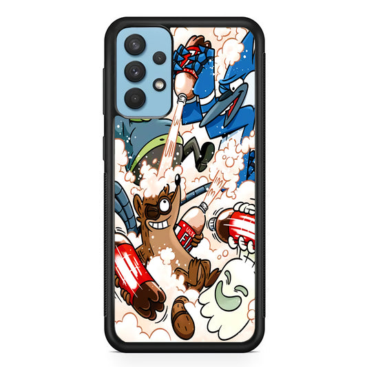 Regular Show Soda Shooter Samsung Galaxy A32 Case