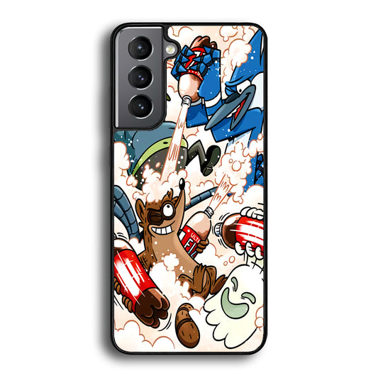 Regular Show Soda Shooter Samsung Galaxy S21 Plus Case - Carneyforia