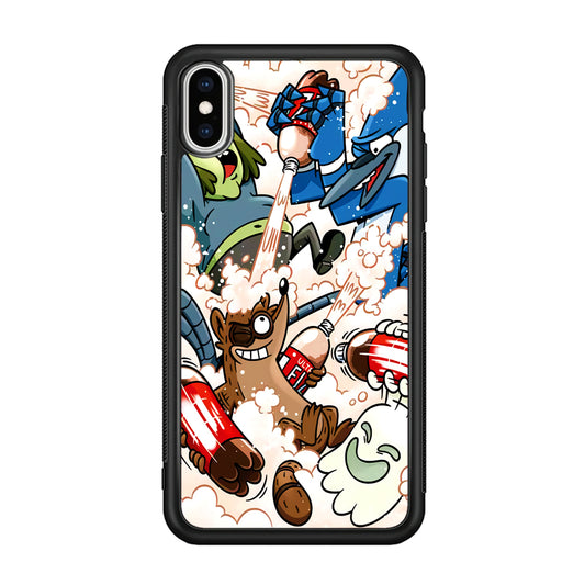 Regular Show Soda Shooter iPhone XS Case