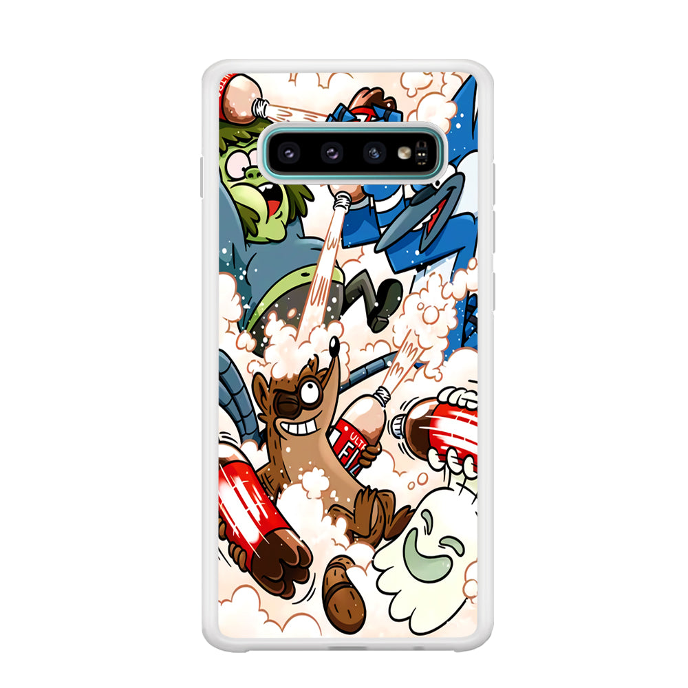 Regular Show Soda Shooter Samsung Galaxy S10 Case