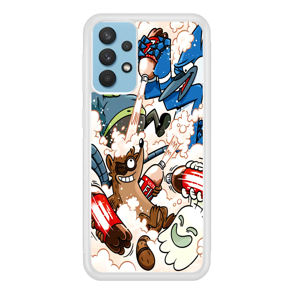 Regular Show Soda Shooter Samsung Galaxy A32 Case