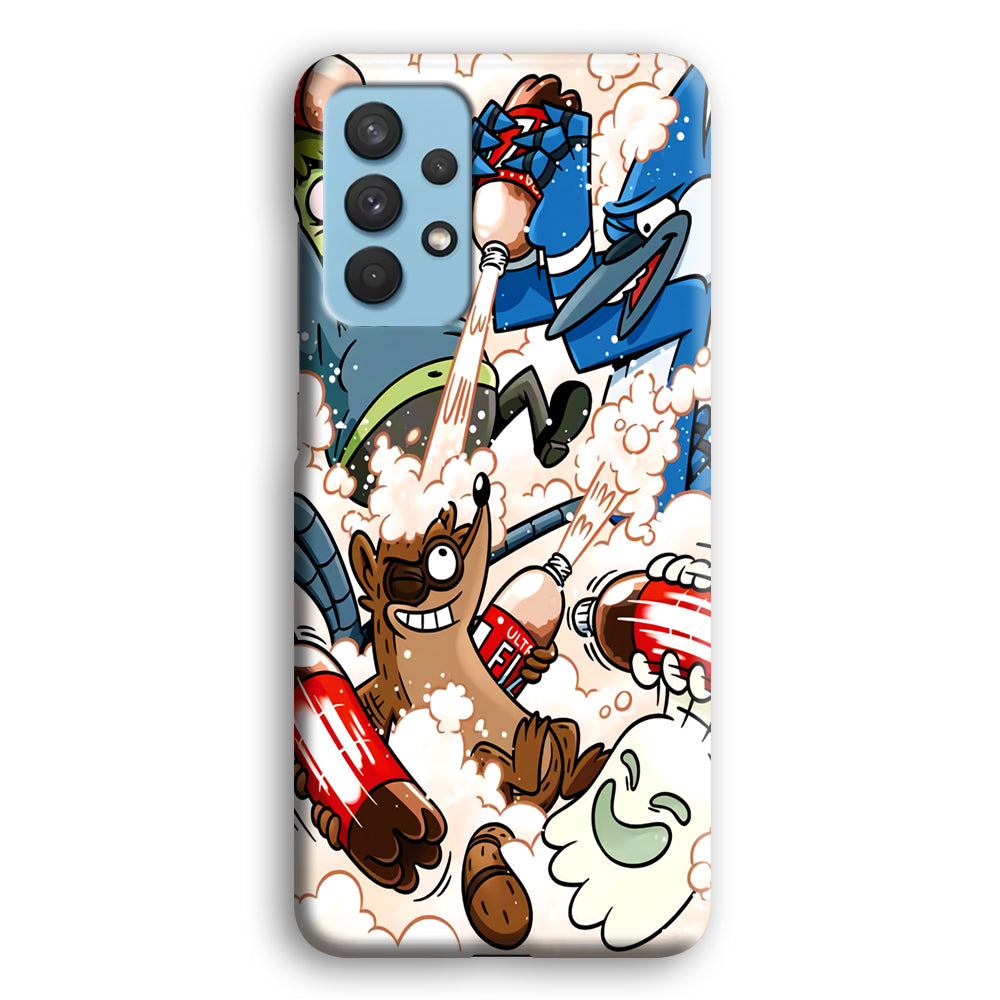 Regular Show Soda Shooter Samsung Galaxy A32 Case