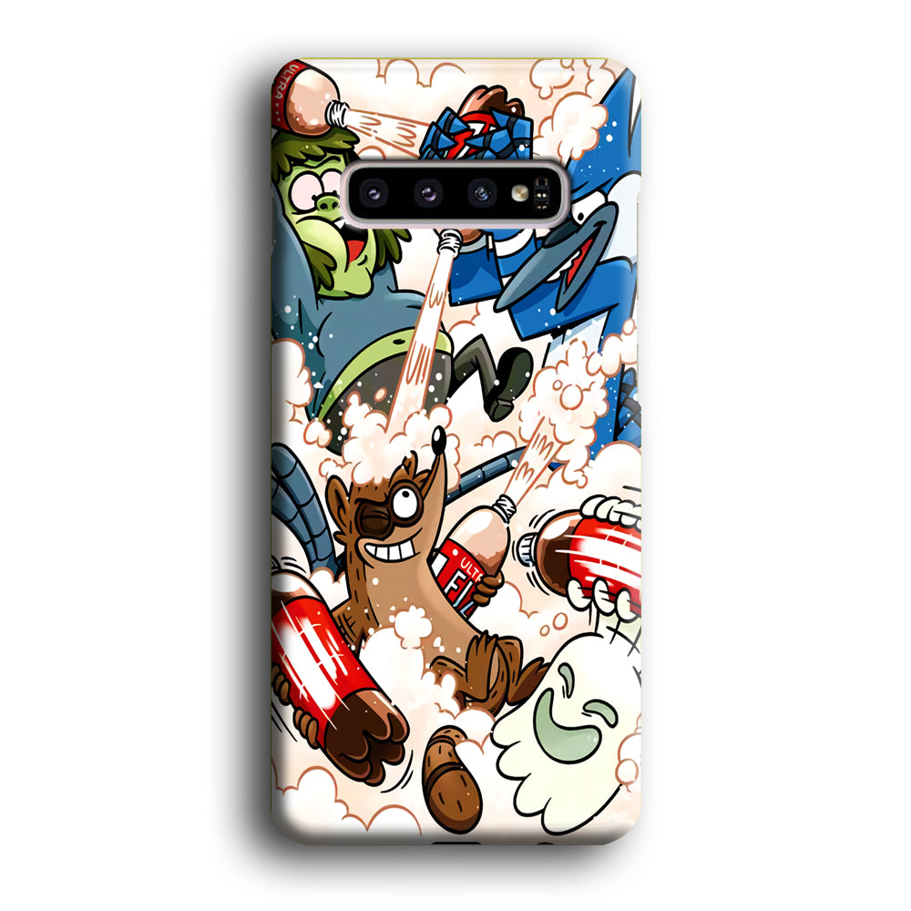 Regular Show Soda Shooter Samsung Galaxy S10 Case