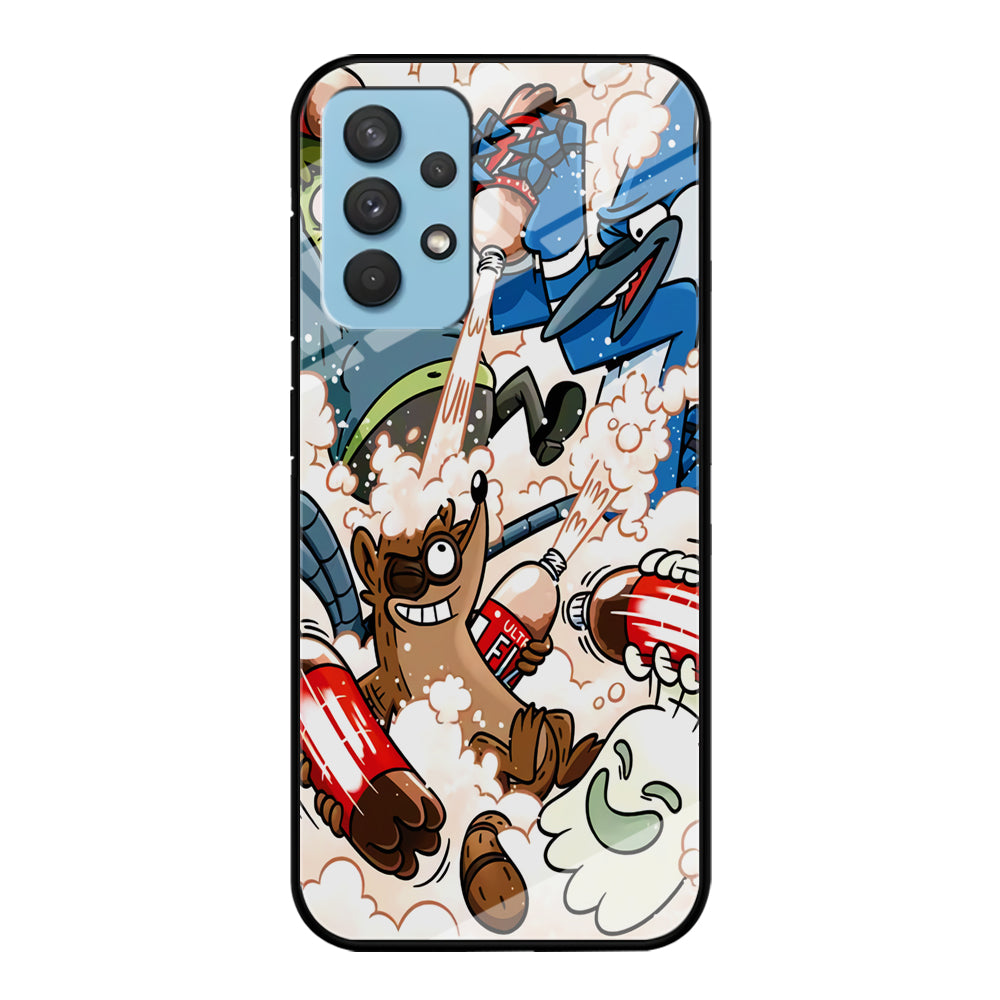 Regular Show Soda Shooter Samsung Galaxy A32 Case