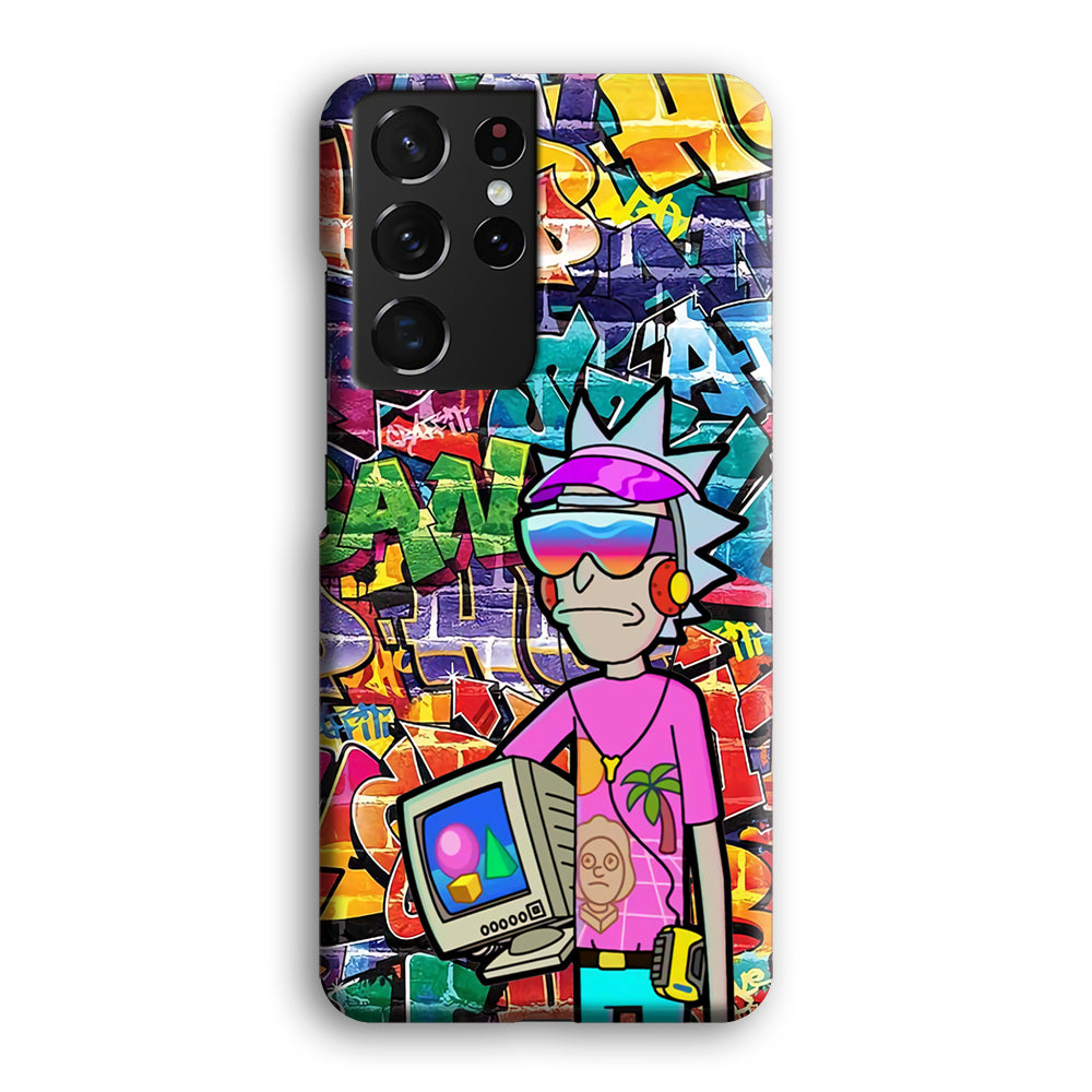 Rick And Morty Hiphop Pitch Samsung Galaxy S21 Ultra Case