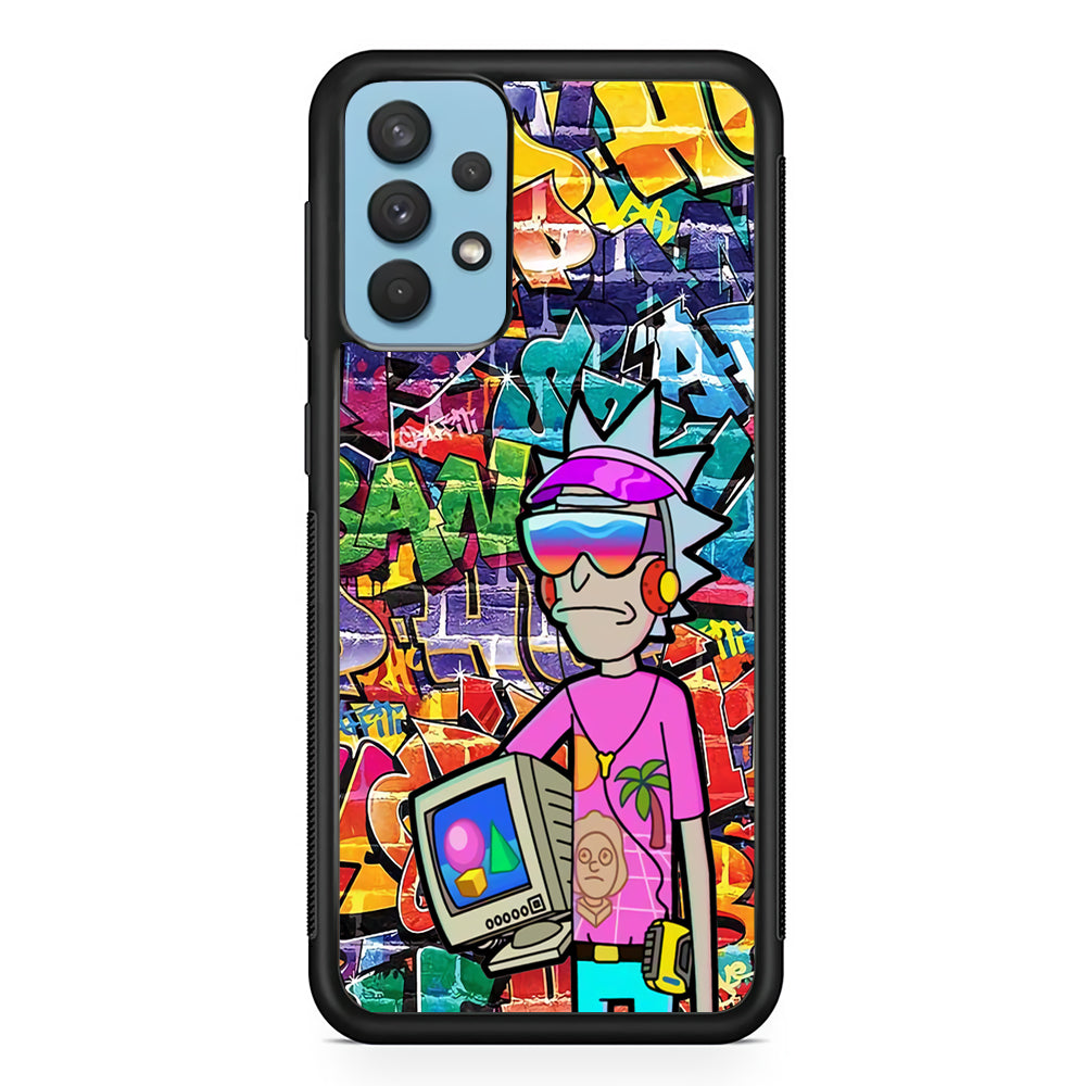 Rick And Morty Hiphop Pitch Samsung Galaxy A32 Case