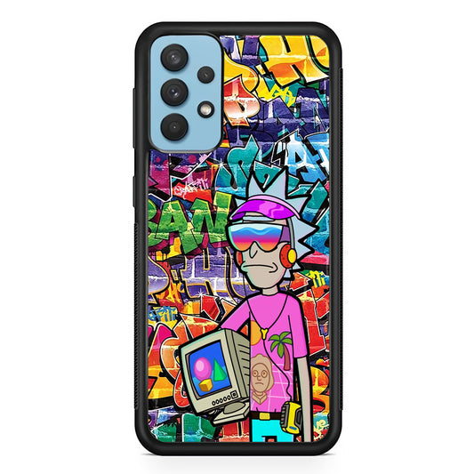 Rick And Morty Hiphop Pitch Samsung Galaxy A32 Case