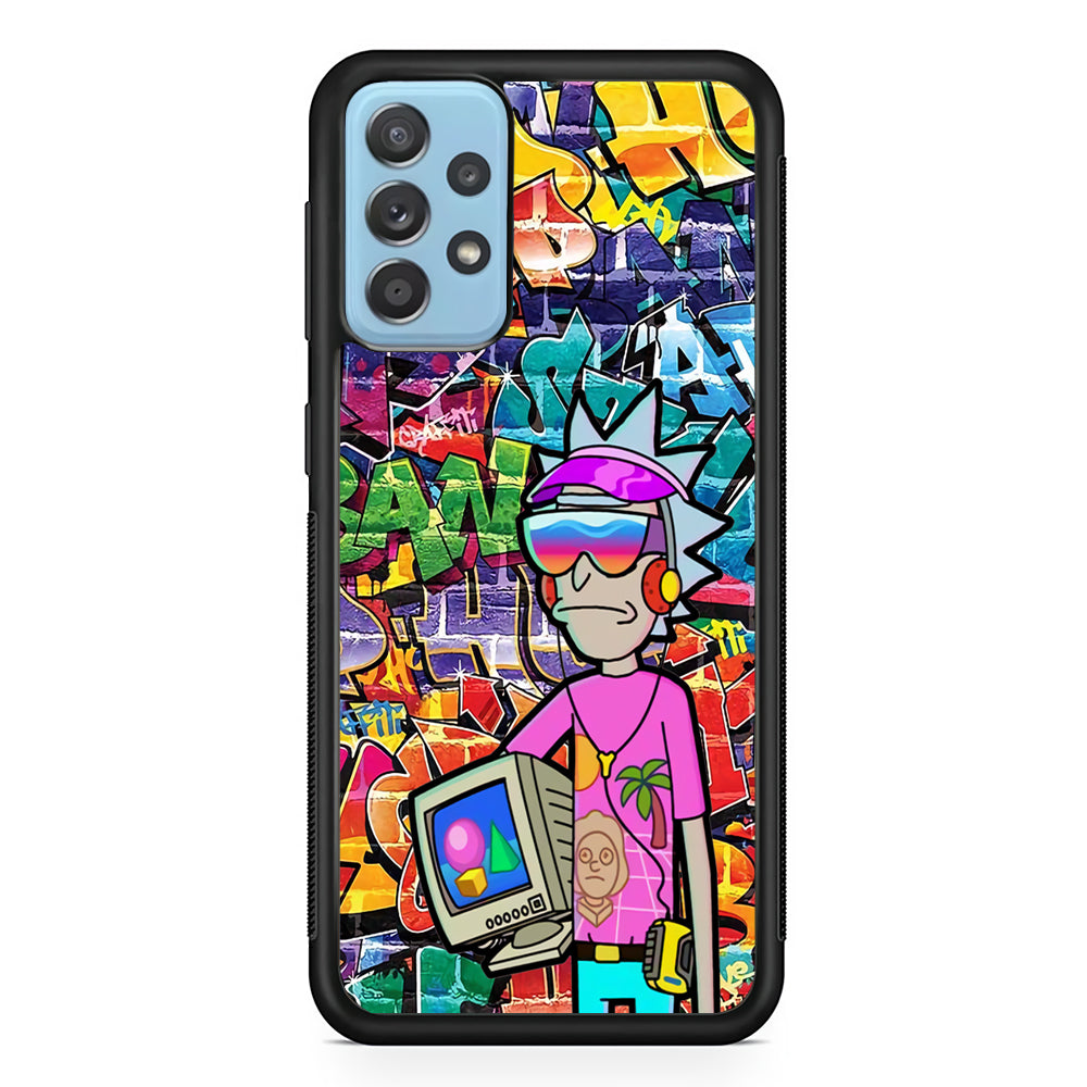 Rick And Morty Hiphop Pitch Samsung Galaxy A72 Case