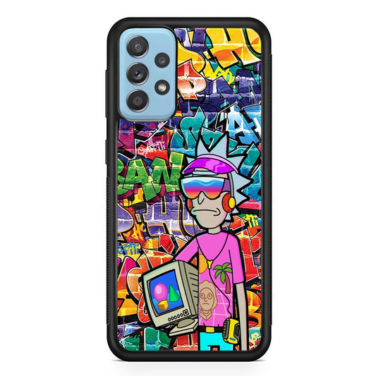 Rick And Morty Hiphop Pitch Samsung Galaxy A72 Case