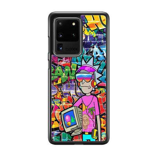 Rick And Morty Hiphop Pitch Samsung Galaxy S20 Ultra Case