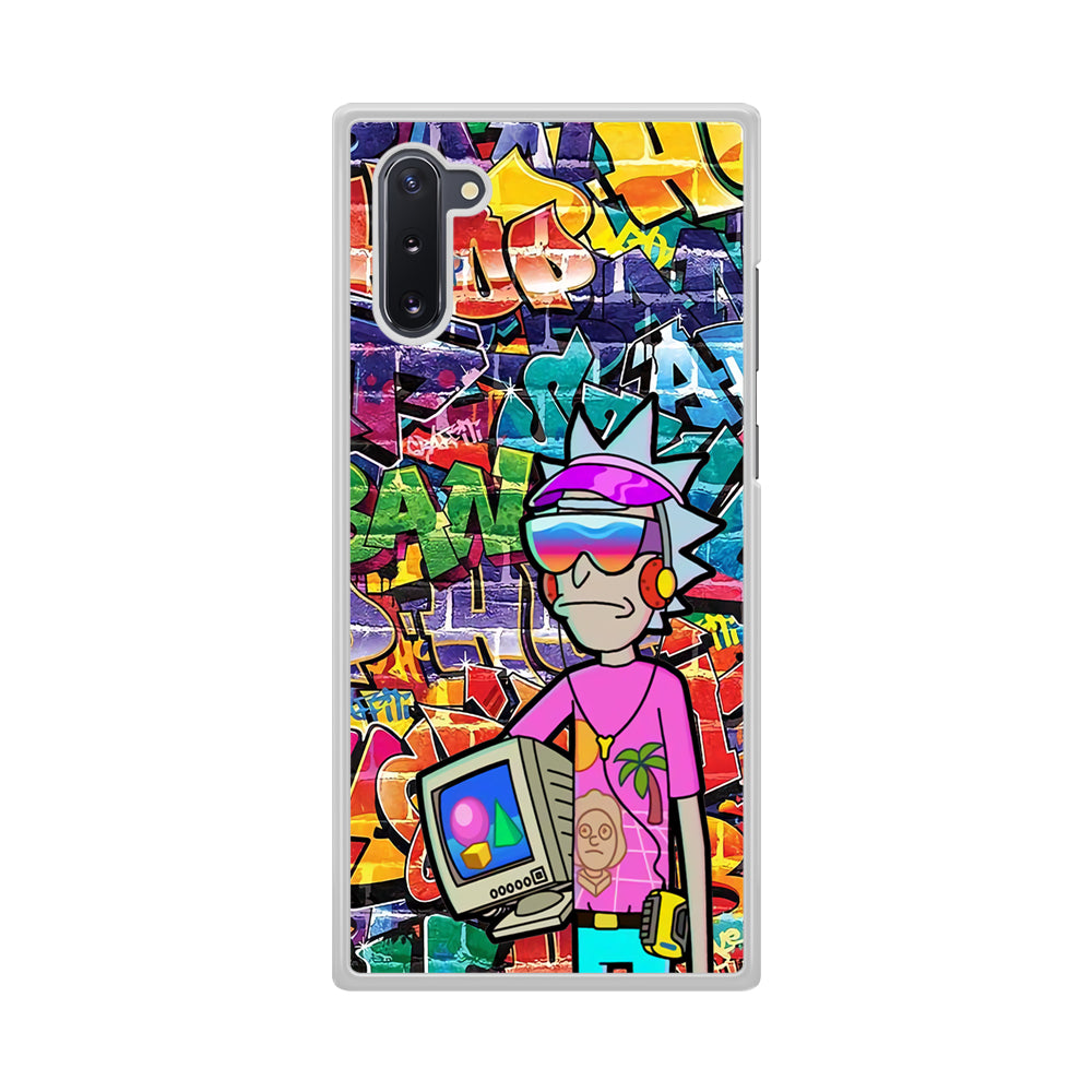 Rick And Morty Hiphop Pitch Samsung Galaxy Note 10 Case