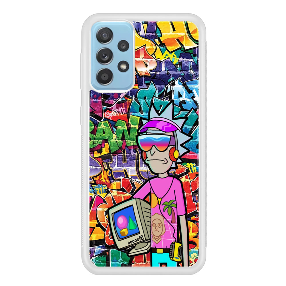 Rick And Morty Hiphop Pitch Samsung Galaxy A72 Case