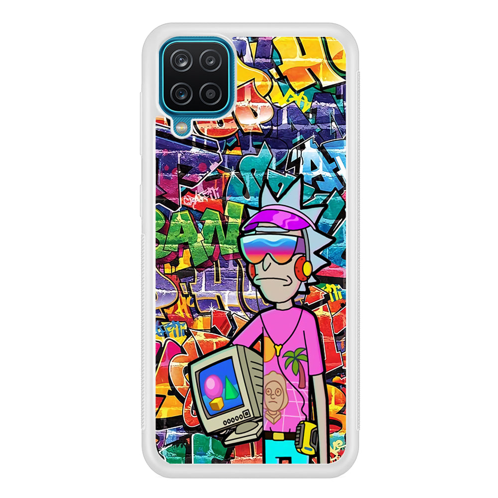 Rick And Morty Hiphop Pitch Samsung Galaxy A12 Case