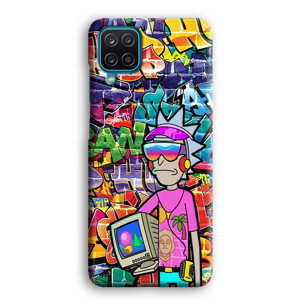 Rick And Morty Hiphop Pitch Samsung Galaxy A12 Case