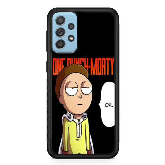 Rick And Morty One Touch Morty Samsung Galaxy A72 Case