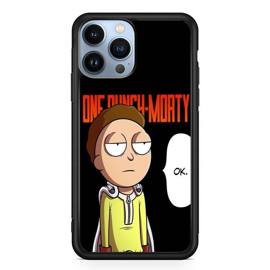 Rick And Morty One Touch Morty iPhone 13 Pro Max Case