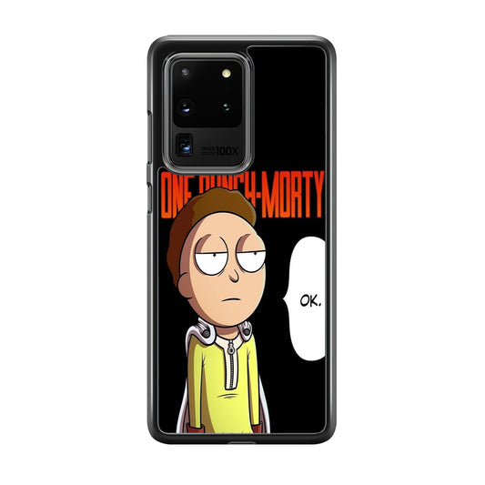 Rick And Morty One Touch Morty Samsung Galaxy S20 Ultra Case