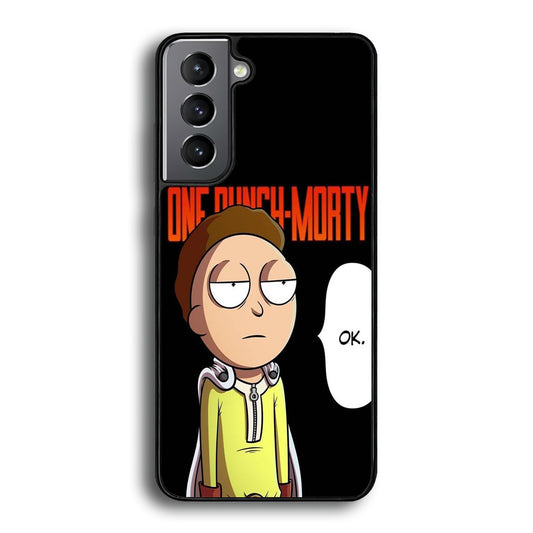 Rick And Morty One Touch Morty Samsung Galaxy S21 Plus Case - Carneyforia