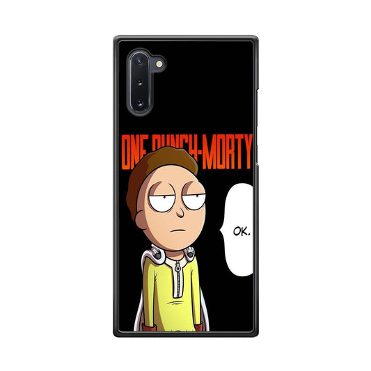 Rick And Morty One Touch Morty Samsung Galaxy Note 10 Case