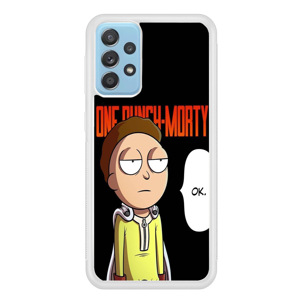 Rick And Morty One Touch Morty Samsung Galaxy A52 Case