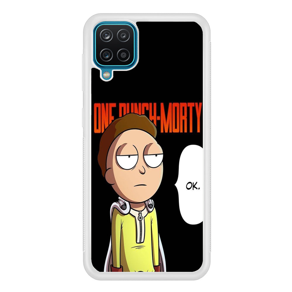 Rick And Morty One Touch Morty Samsung Galaxy A12 Case