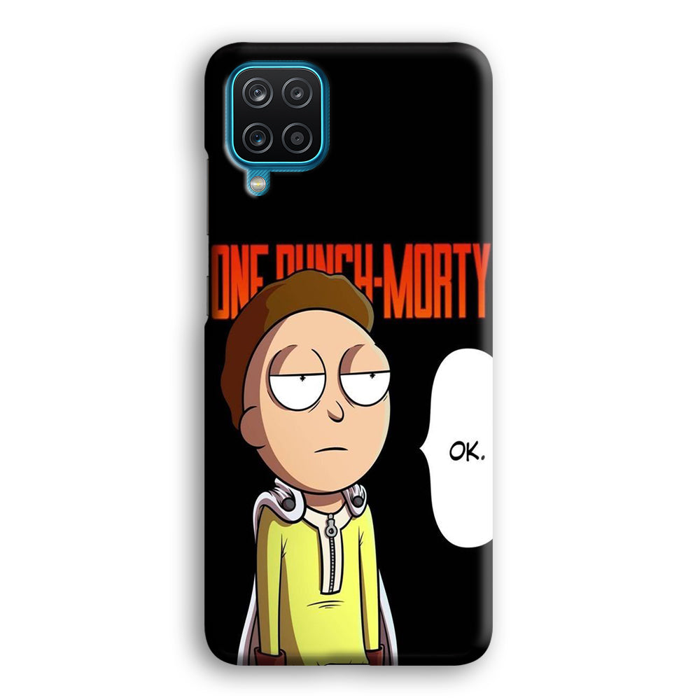 Rick And Morty One Touch Morty Samsung Galaxy A12 Case