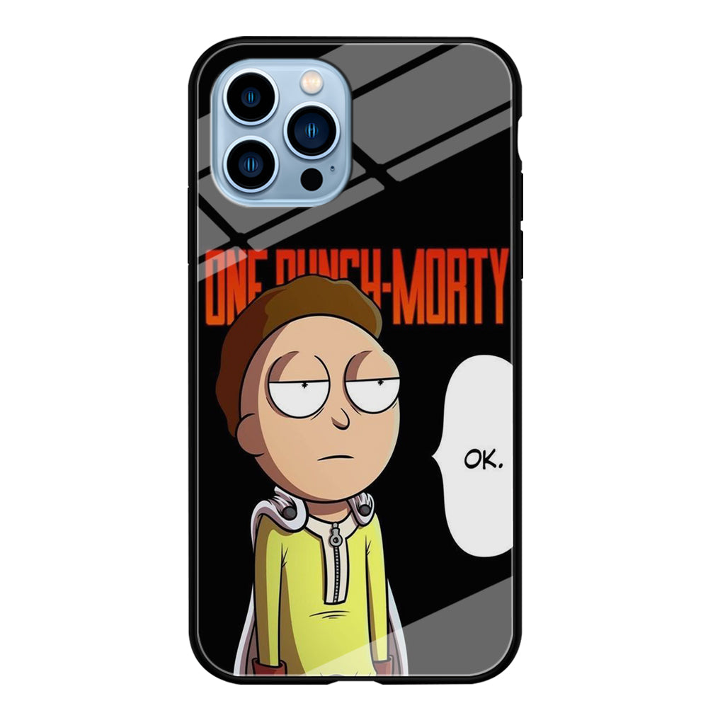 Rick And Morty One Touch Morty iPhone 13 Pro Max Case