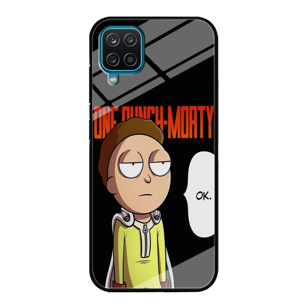 Rick And Morty One Touch Morty Samsung Galaxy A12 Case