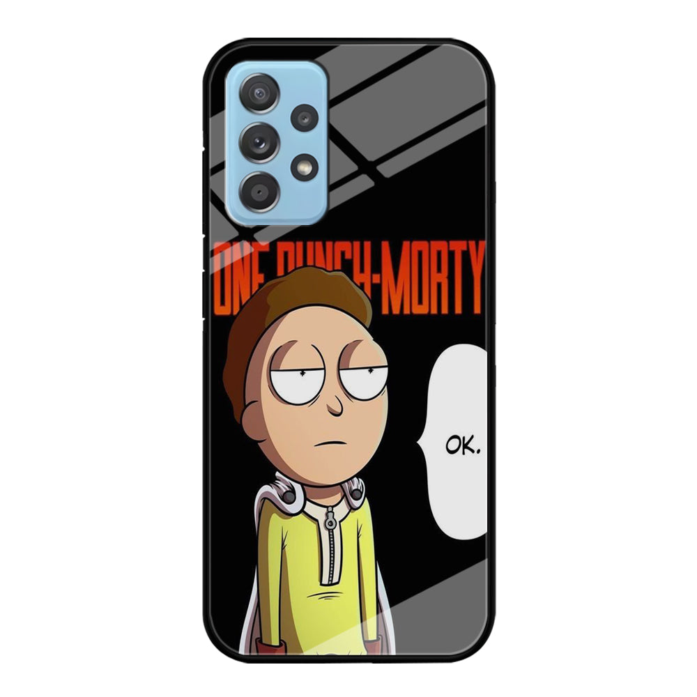 Rick And Morty One Touch Morty Samsung Galaxy A72 Case