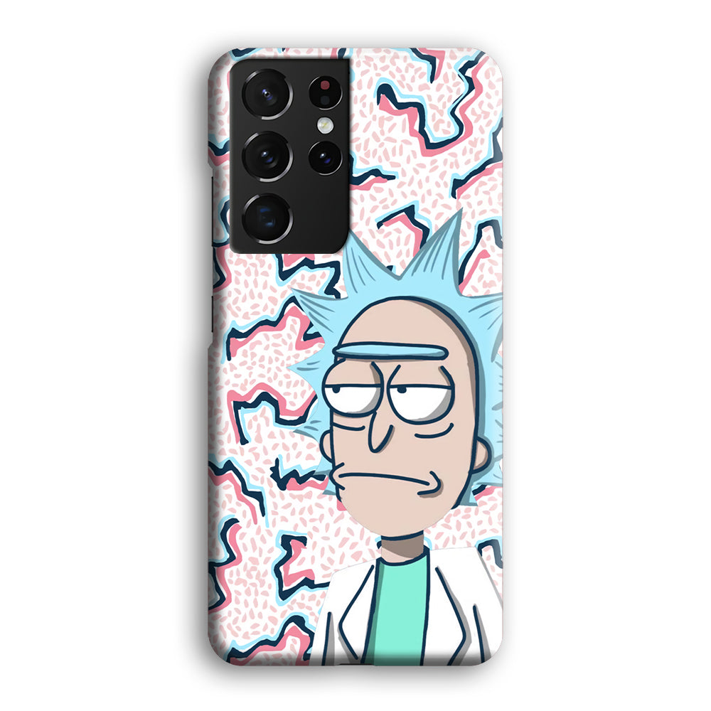 Rick Flat Stare Samsung Galaxy S21 Ultra Case