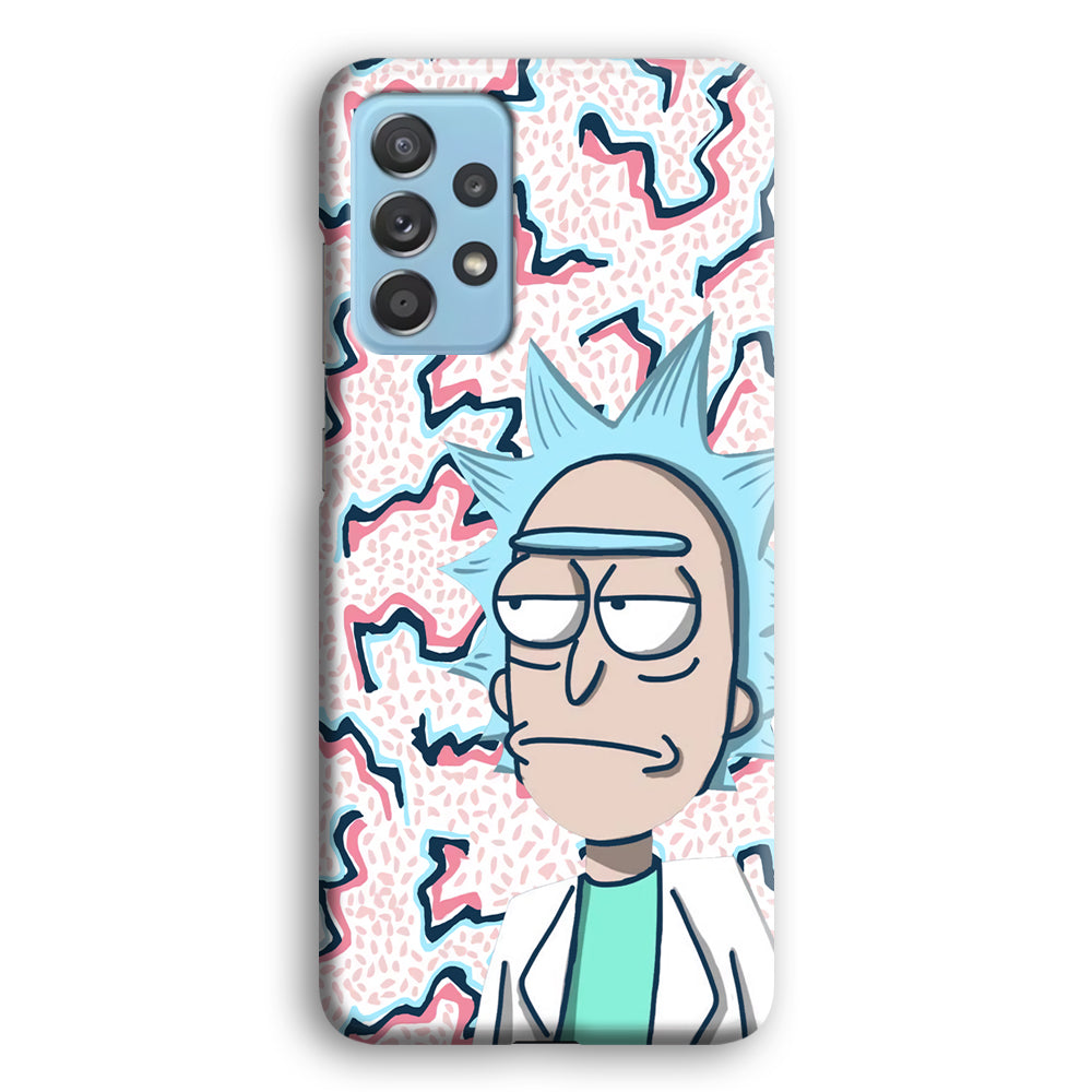 Rick Flat Stare Samsung Galaxy A72 Case
