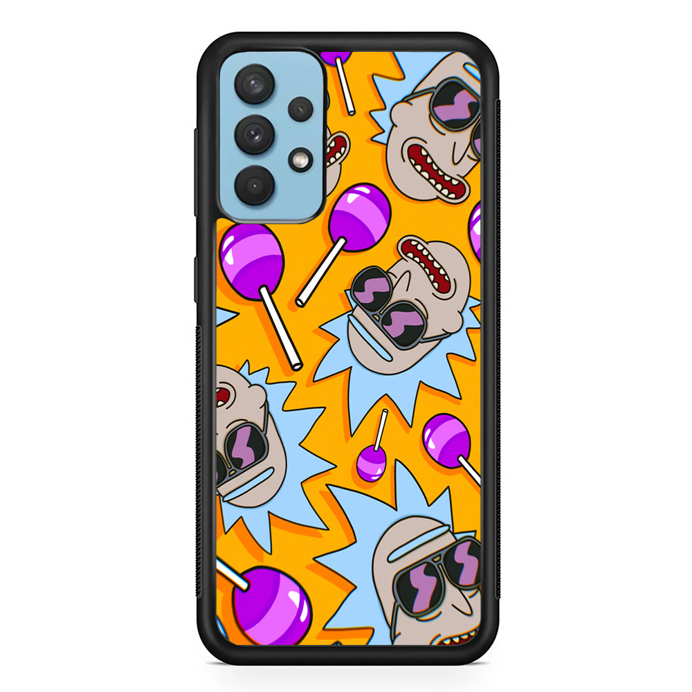 Rick Lolipop Doodle Samsung Galaxy A32 Case