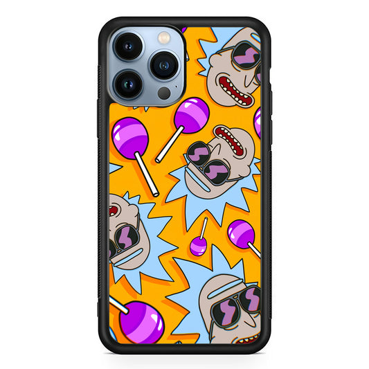 Rick Lolipop Doodle iPhone 13 Pro Max Case