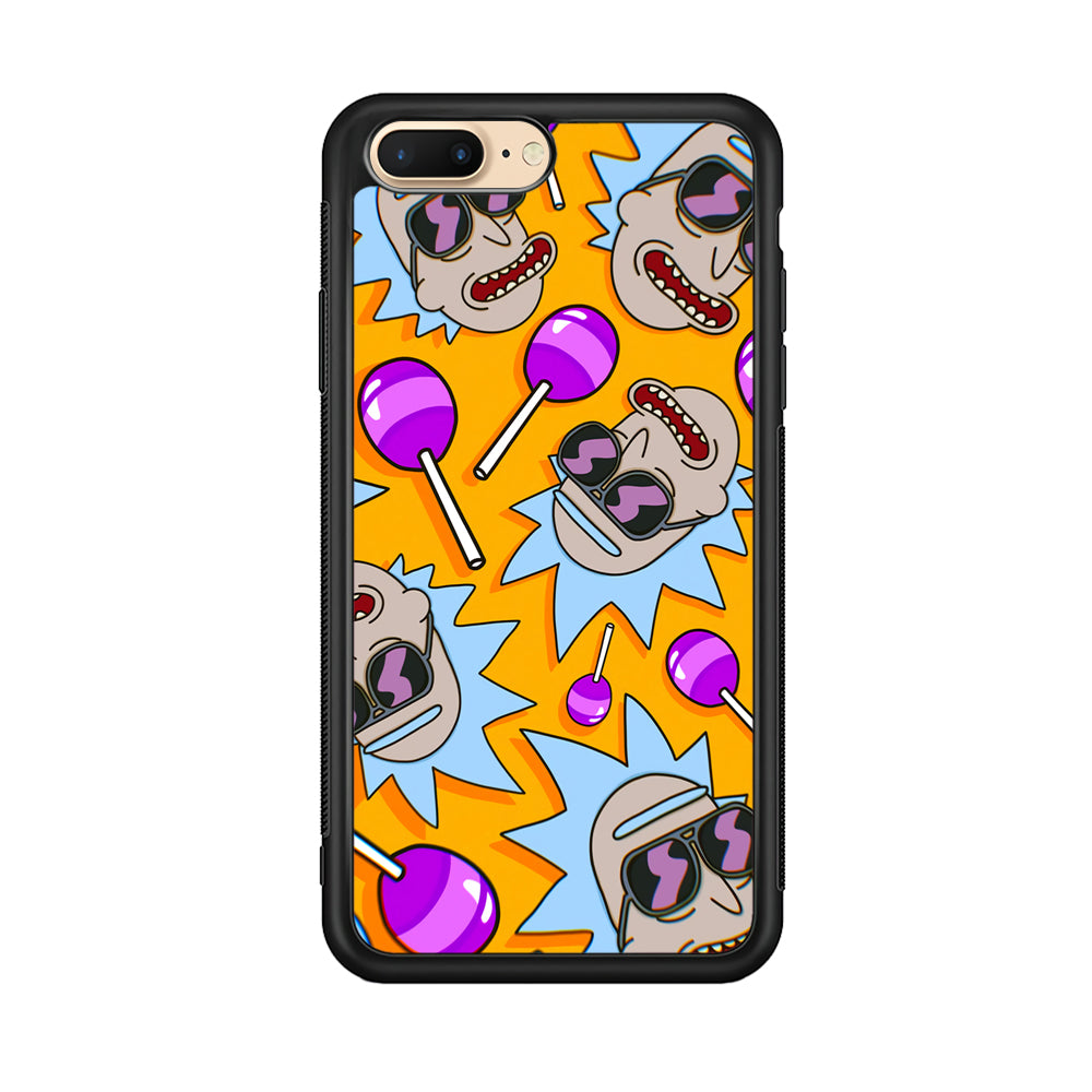 Rick Lolipop Doodle iPhone 8 Plus Case